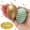 24 Charming Golden Pastel Easter Eggs I Easter Decorations 2026 I Attractive 8 Unique Designs & Bunny Patterns I Decorations for Table I Eggs for Indoor & Outdoor Use